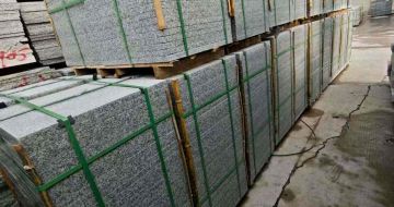 三明芝麻白地铺版 石材地铺石