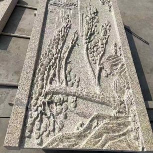 三明黄金麻别墅雕刻版 别墅私人定制