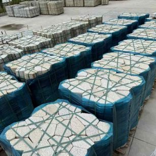 三明黄金麻冰裂纹 碎拼