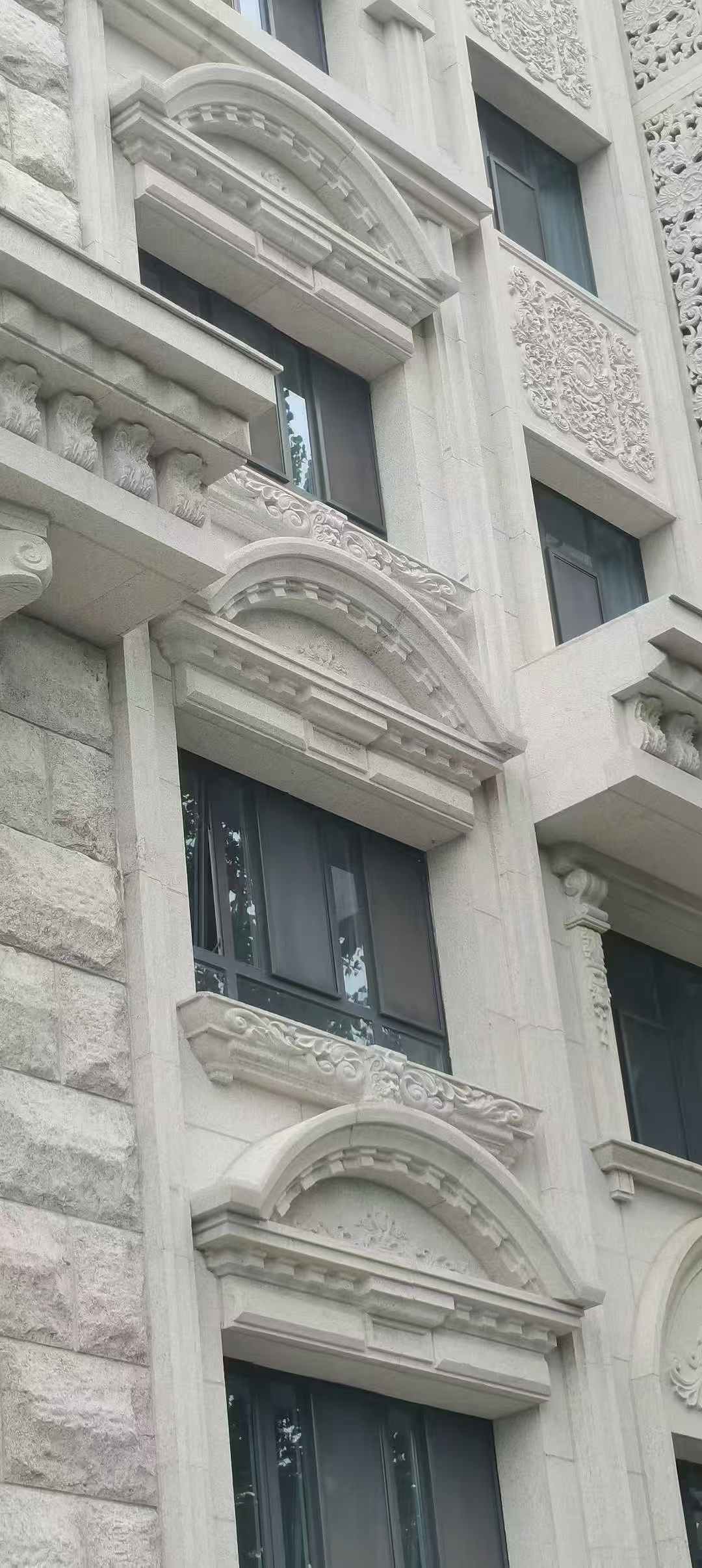 三明芝麻白异形 石材异形定制